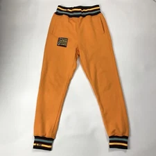 African American College Alliance Sz Small Yellow Sweat Heavy Pant AACA EUC