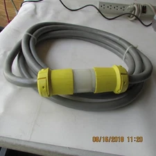15' EXTENSION CORD BY MADISON CABLE CORP.WITH HUBBELL TWIST LOCK CONNECTERS 30A 