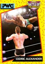 Cedric Alexander PWG Pro Wrestling Trading Card Wrestler BOLA 2016 NXT AEW #10