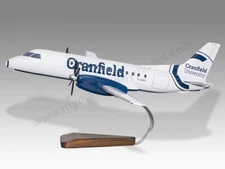 Saab 340 Cranfield University Desk Wood Airplane New Model Small Scale 1/72