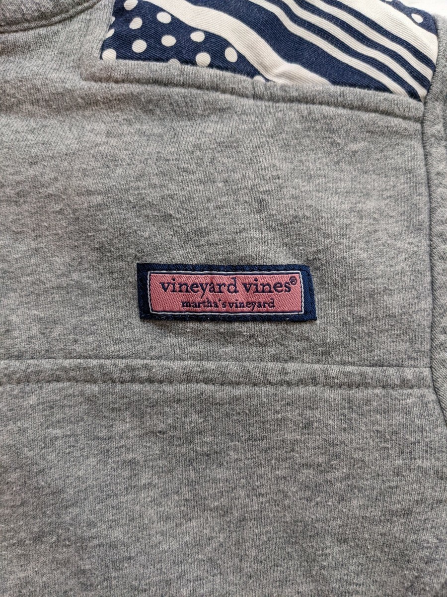 Vineyard Vines Women's 1/4 Zip Pullover Shep Shirt XS Stripes