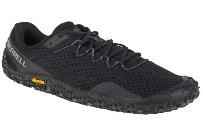 Laufschuhe Herren, Merrell Vapor Glove 6, Schwarz