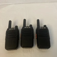 Retevis UHF Long Range Two Way Radio Communicator Walkie Talkie NOT TESTED