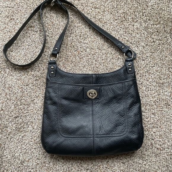 Vintage Coach Crossbody Bag With Adjustable Strap