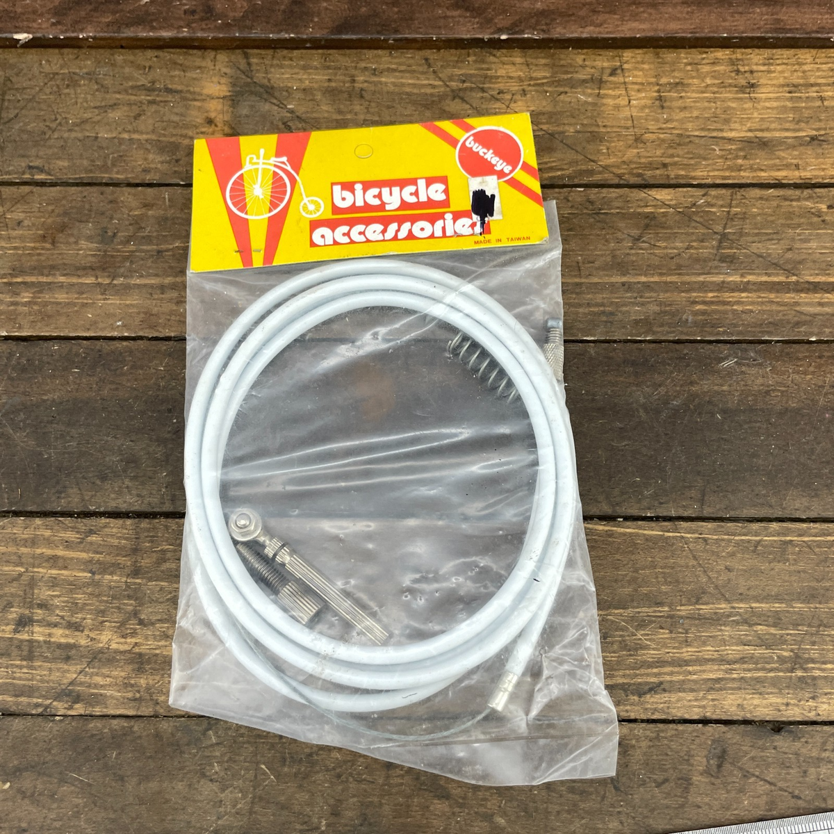 Vintage Speed Shifter Cable White Housing NOS 3spd 3s Shift 70s