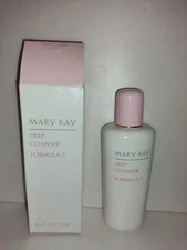 Mary Kay Deep Cleanser Formula 3 Oily Sensitive Skin Full Size 6.5fl Oz NEW 
