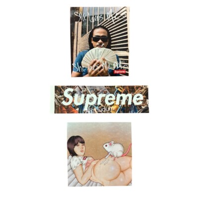 SUPREME SS25 SPRING TEE STICKERS ERNIE BARNES BOX LOGO STICKERS MAX B MOUSE
