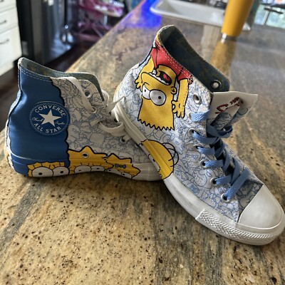 Size Converse Chuck Taylor All Star High x The Simpsons