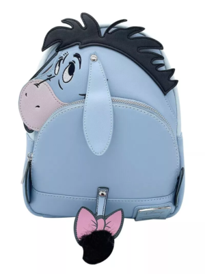 Eeyore Loungefly Mini Backpack with Tail Loungefly Disney Winnie The Pooh Eeyore Floral Mini Backpack  main image 2
