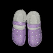 Nwot Fleece-lined Fur Clogs