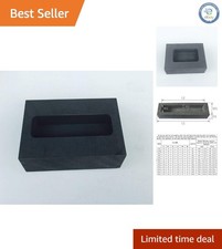 Precision Graphite Ingot Mold 100g - Ideal for Melting Gold and Silver Pieces