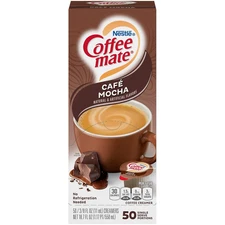 Nestlé Coffee Mate Coffee Creamer, Café Mocha Liquid Creamer Singles, 50 Count B