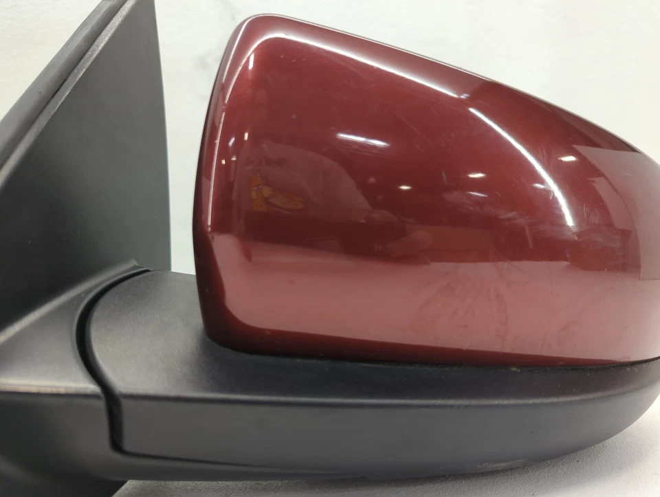 Espelho de porta elétrica 2007-2013 BMW X5 passageiro visão lateral direita vermelho GLWTH - Imagem 4 de 4