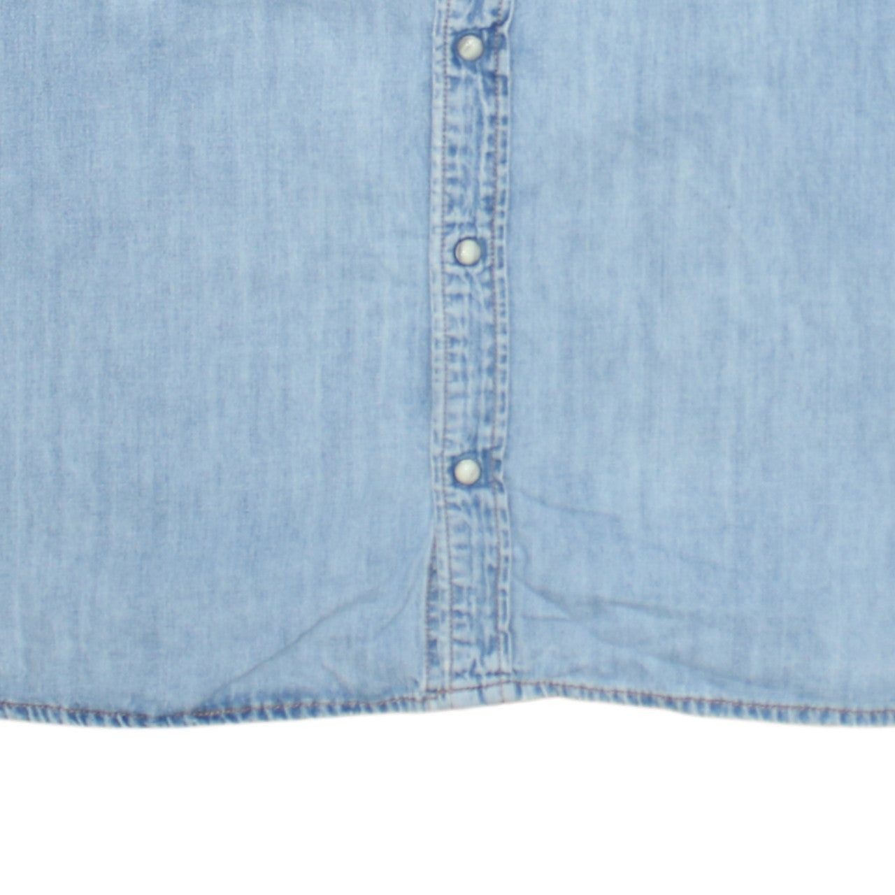 Lee Blue Button-Up Mens L image 4