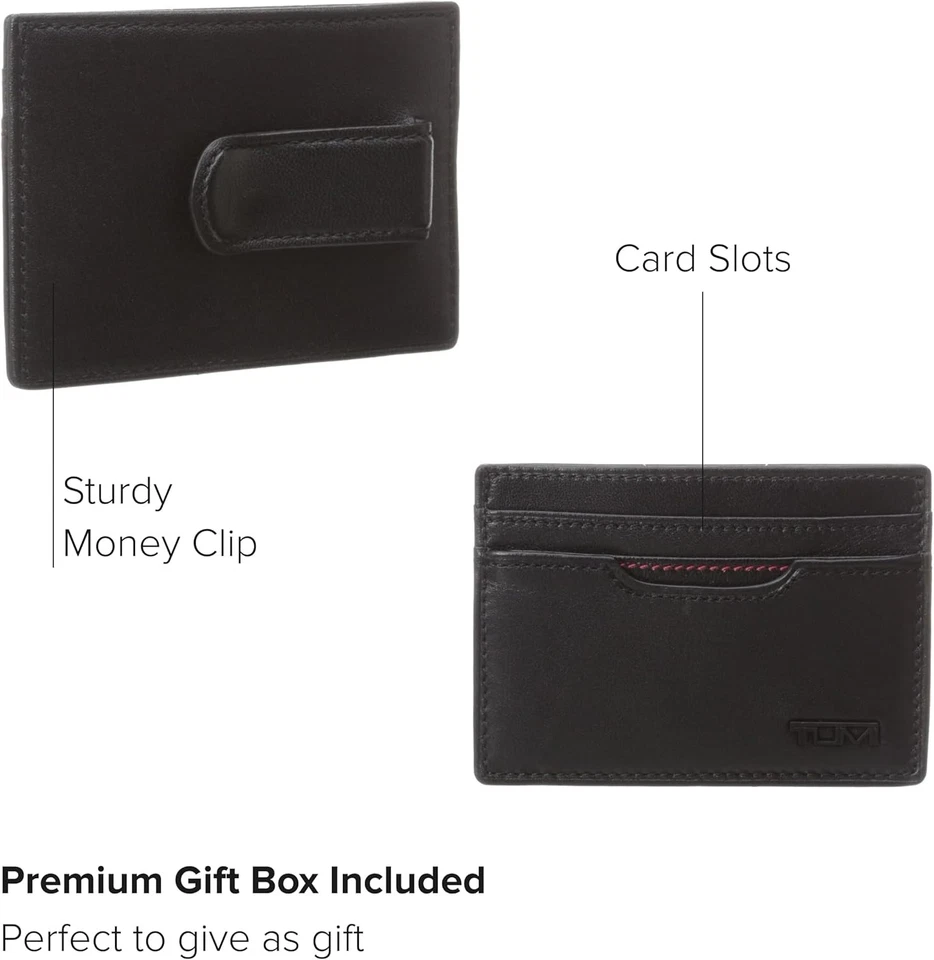 TUMI - Delta Money Clip Card Case Wallet - RFID Blocking for Men -...  - Image 3 of 4