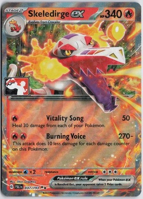 Skeledirge ex - Prize Pack Series Cards 037/193 NM Holo 5ban Graphics