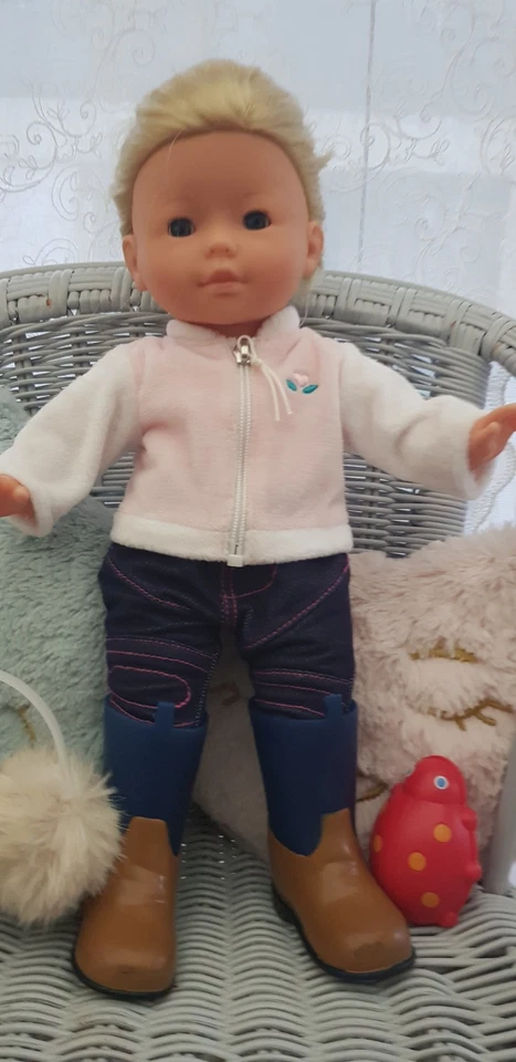 POUPÉE COROLLE 36 CM BLONDE YEUX BLEUS - Photo 2/4