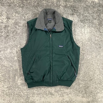 トップス 90s Shelled synchilla Vest Huntergreen L Vintage Patagonia Vest Adult Large L Hunter Green 90s Shelled