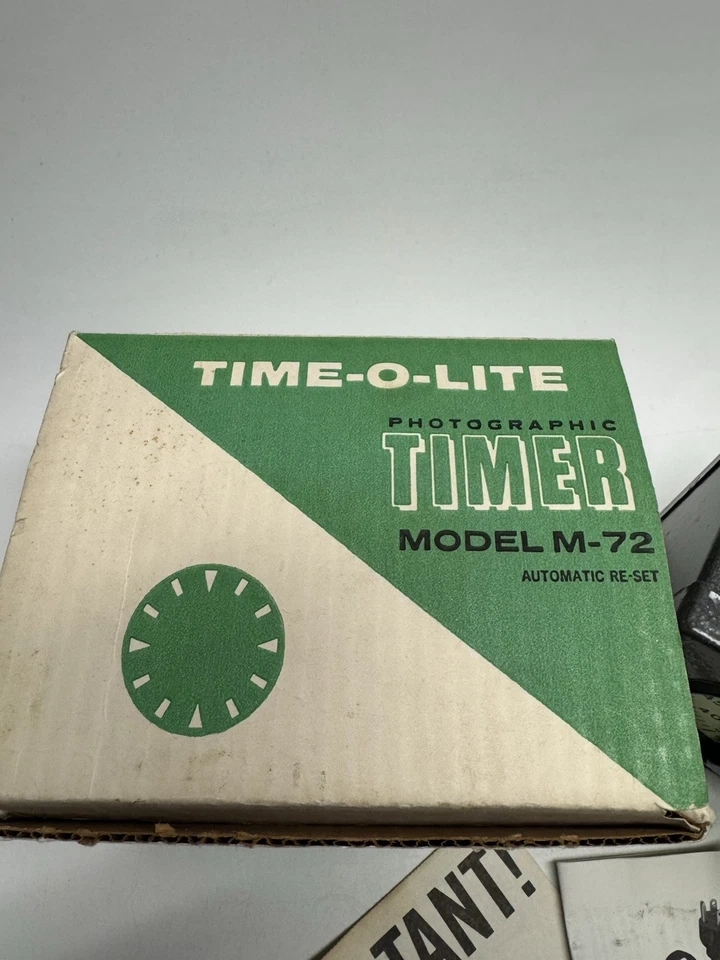 Temporizador de cuarto oscuro Time-O-Lite M-72 DE COLECCIÓN NOS brilla cuarto oscuro ampliador fotografía Foto 3 de 4