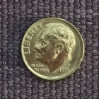 1991 P Roosevelt dime, actual coin in picture  free S/H