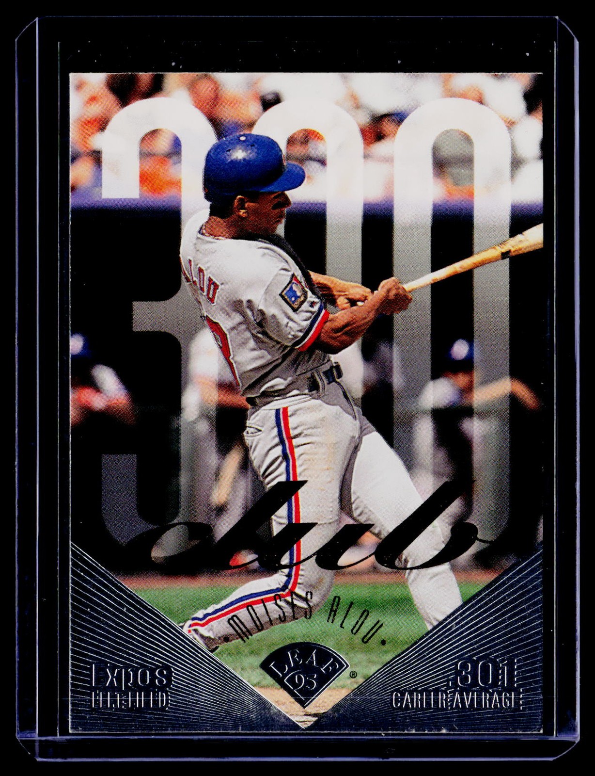 1995 Leaf #4 Moises Alou 300 Club BS64