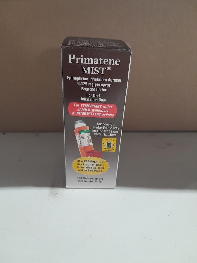 Primatene Mist Epinephrine Inhalation Aerosol 160 Sprays 01/2027++