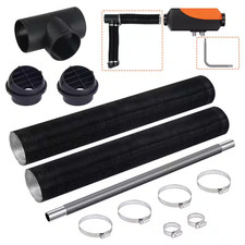 Skyshalo Diesel Heater Pipe Ducting Kit 3in Air Duct Hose 1in Exhaust Pipe Vents