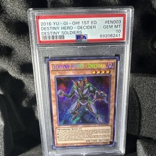 yugioh destiny soldiers card list YuGiOh Destiny Soldiers Secret Rare Destiny HERO
