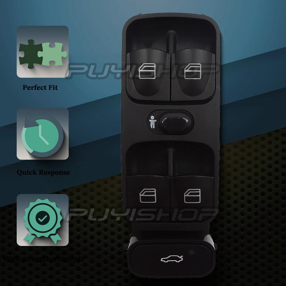 Front Left Power Master Window Switch For Mercedes-Benz CLK320 CLK350 CLK55 - Изображение 3 из 4