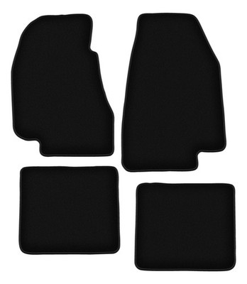 BASIC schwarze Velours-Fußmatten für Modelle: FSO Warszawa 223 / 224 / M20 Limou