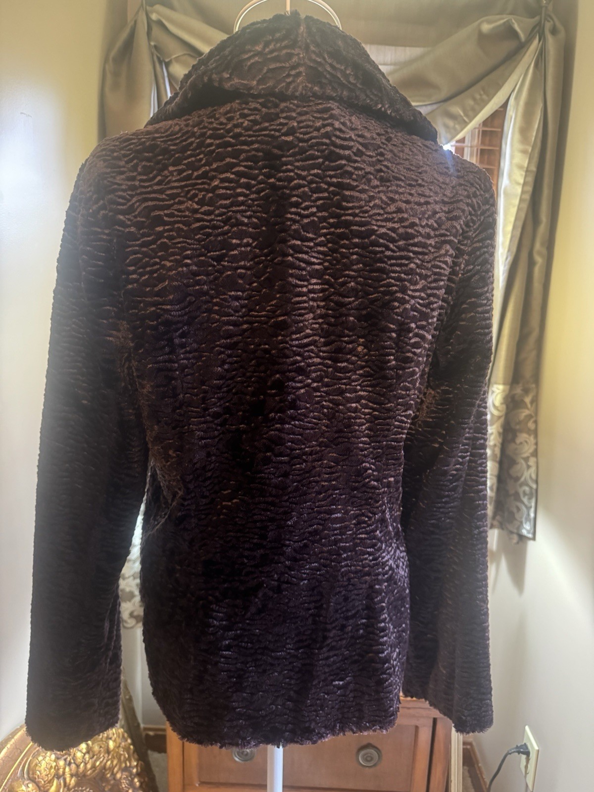 Kiko Textured Button Front Collared Lined Mid-Len… - image 2