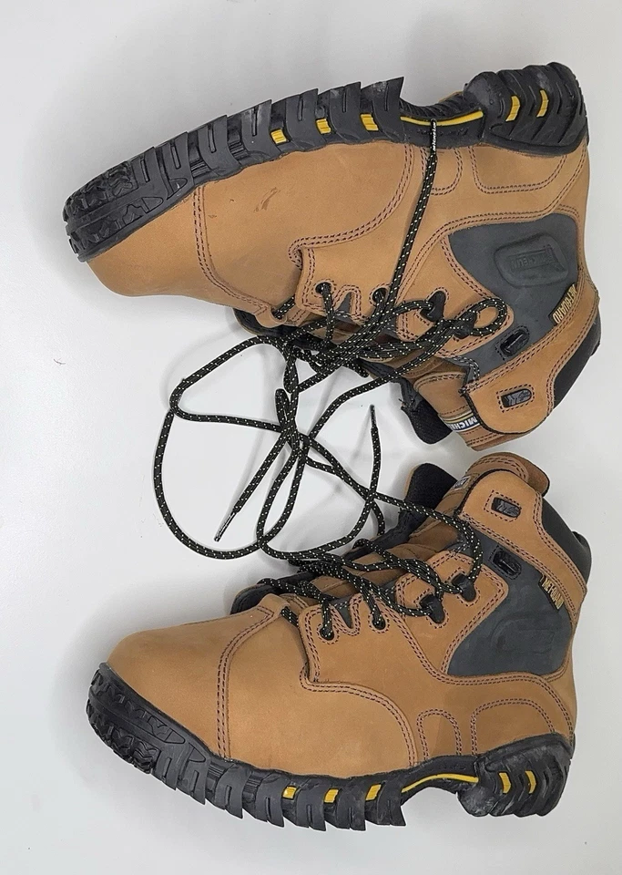 Bota de trabalho masculina Michelin XPX763 Pilot Sport tamanho 11 M biqueira de aço bronzeada e preta - Imagem 2 de 4