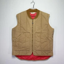 VTG 90s Walls Blizzard-Pruf Vest - Duck Canvas - Brown - Insulated - Mens XL