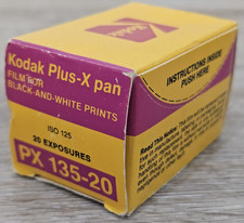 Kodak Plus-X Pan PX135-20 35mm B W Film Expired 1985 Sealed