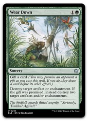 Wear Down (203/398) Bloomburrow MTG - Uncommon Sorcery