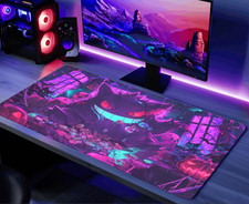 Gengar Desk Mat, Spooky Mouse Pad Large Gaming Mousepad