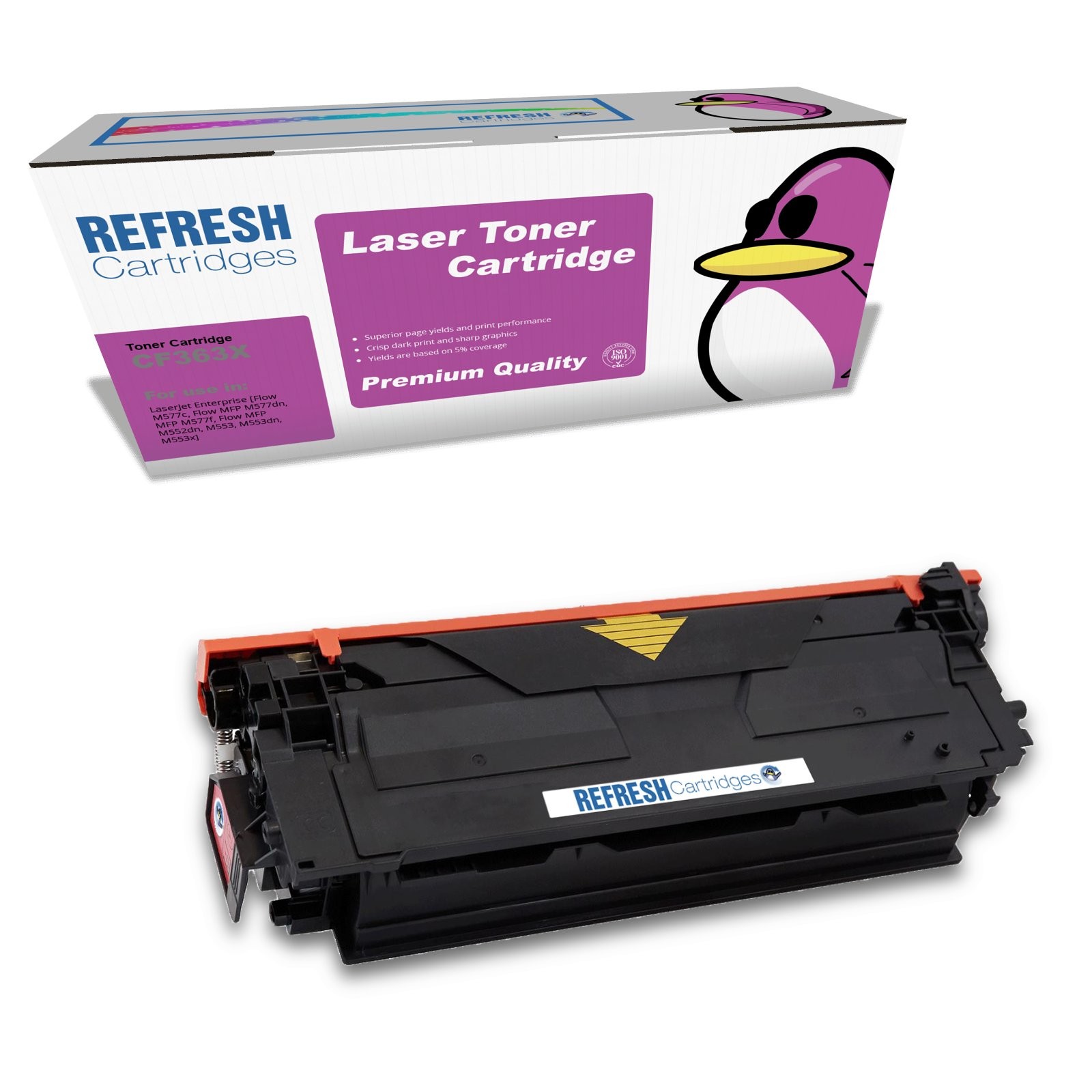 Refresh Cartridges Replacement Magenta CF363X Toner Compatible With HP Printers
