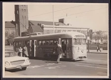Baltimore Transit trolley photo #7130 Catonsville car 1963 Vote Pica