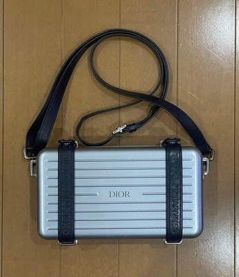 DIOR x RIMOWA Aluminum Personal Clutch Bag Shoulder Bag