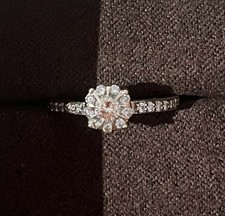 Diamond cluster ring, 18ct white gold diamond rings, perfect engagement ring
