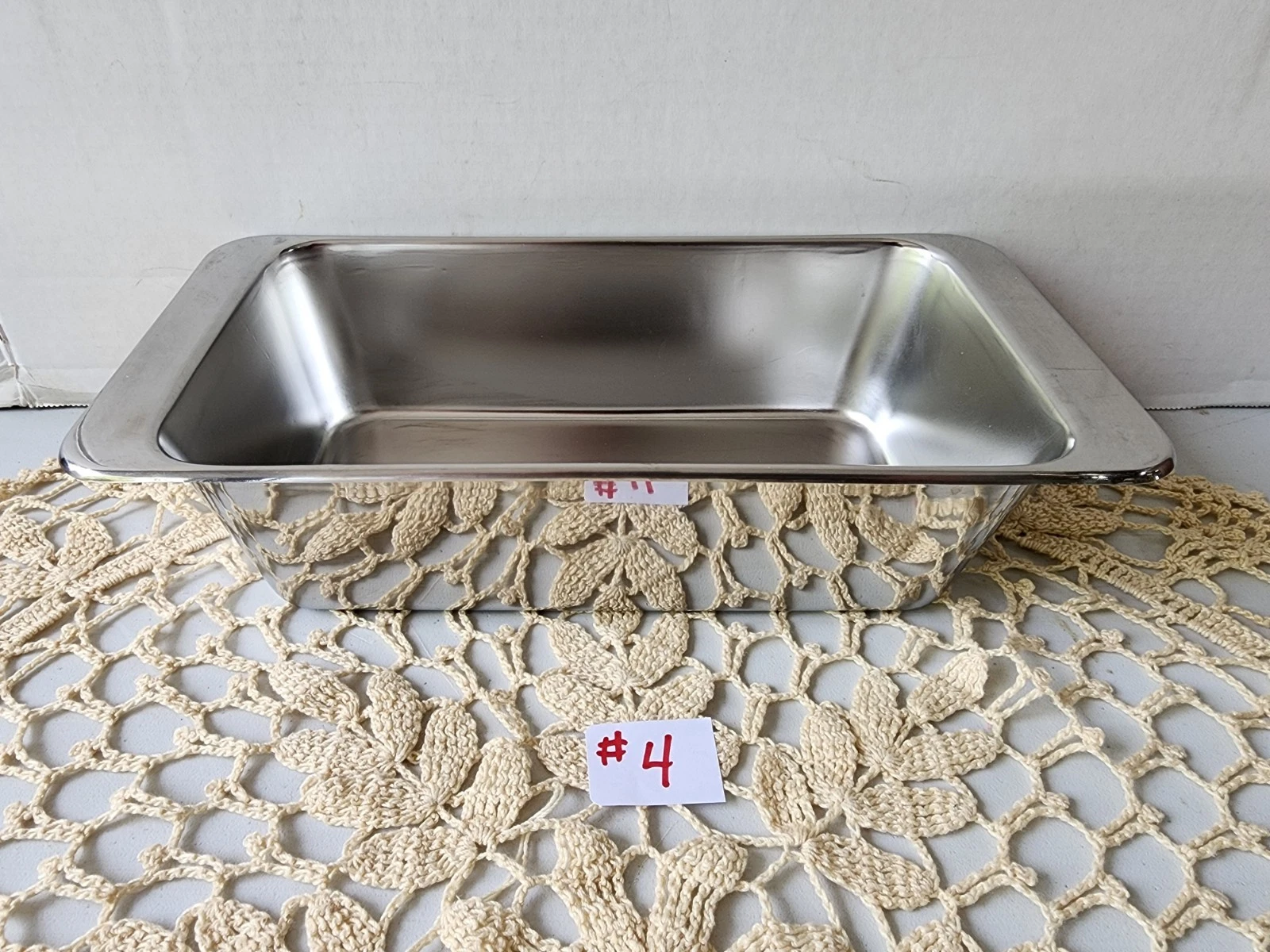 REVERE WARE Stainless Steel Bread Loaf Pan 2QT 9.5x5.25x2.75 2517 2 quart metal