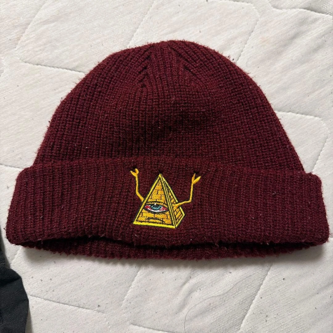 TOY MACHINE Beanie Hat - Men's Fashion Knit Cap