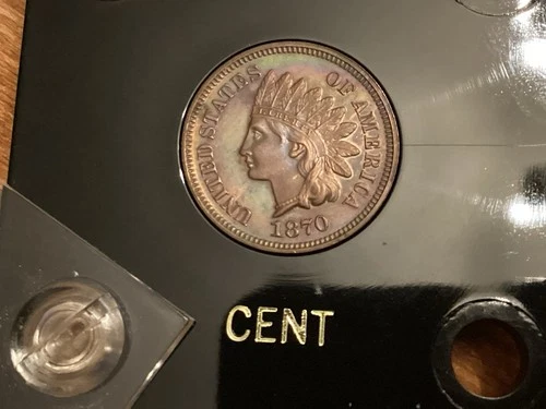 1870 Proof Indian Head Cent