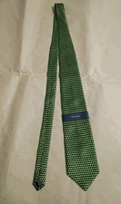 Nautica Green Tie 100 Silk 57" x 4"