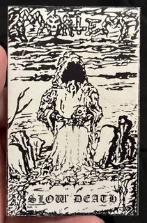 Mortem Slow Death Rare Black Death Metal Demo Cassette Tape