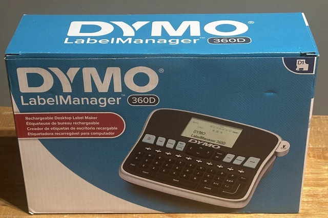 DYMO LabelManager 360D Rechargeable Hand-Held Label Maker