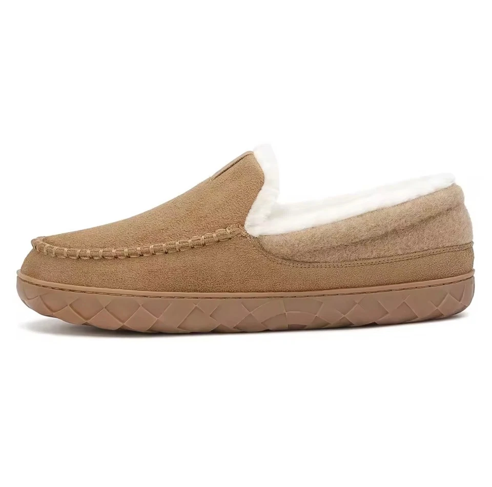 Zapatillas de Invierno Zapatos para Hombres - 2 Colores Zapatos de Casa Cálidos Algodón Zapatilla Calzado Foto 2 de 4