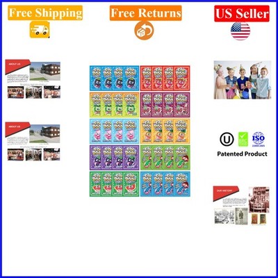 40 Pack Popping Candy Assortment - 10 Flavors Dairy-Free, Kosher