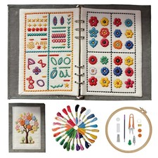 2026 New Embroidery Book Kit Embroidery Book Including a Complete Toolkit and...