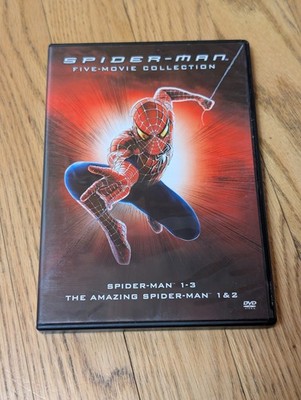 Spider-Man Five-Movie Collection DVD 2015 5-Disc Set Tobey Maguire Andrew